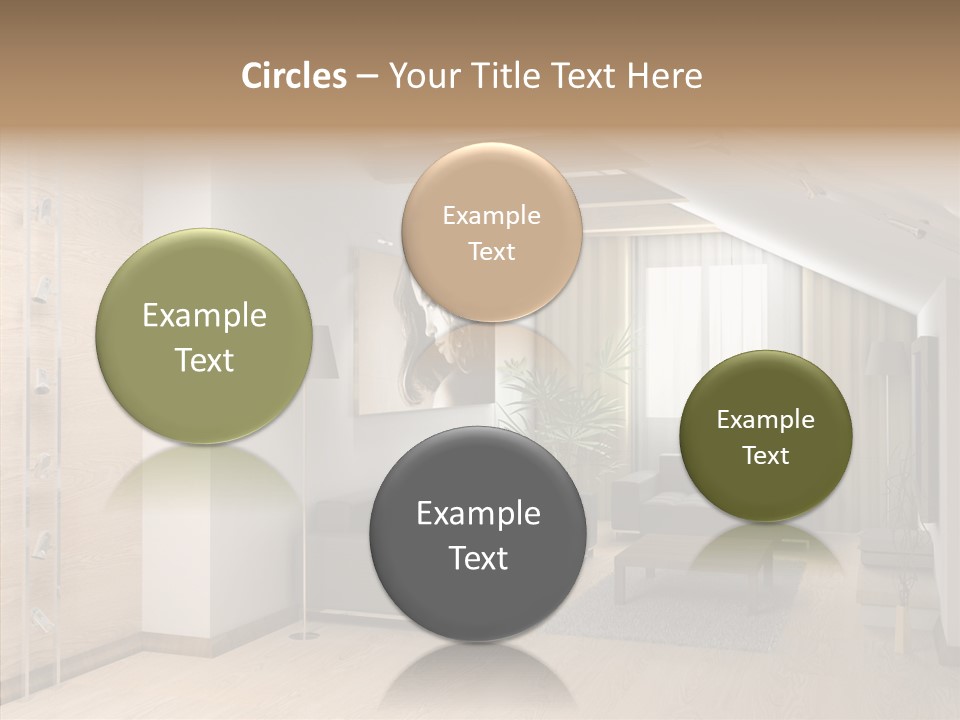 Sconce Colonnade Photo PowerPoint Template