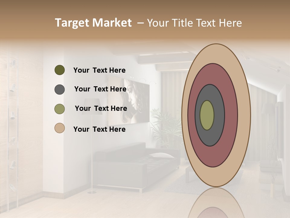 Sconce Colonnade Photo PowerPoint Template