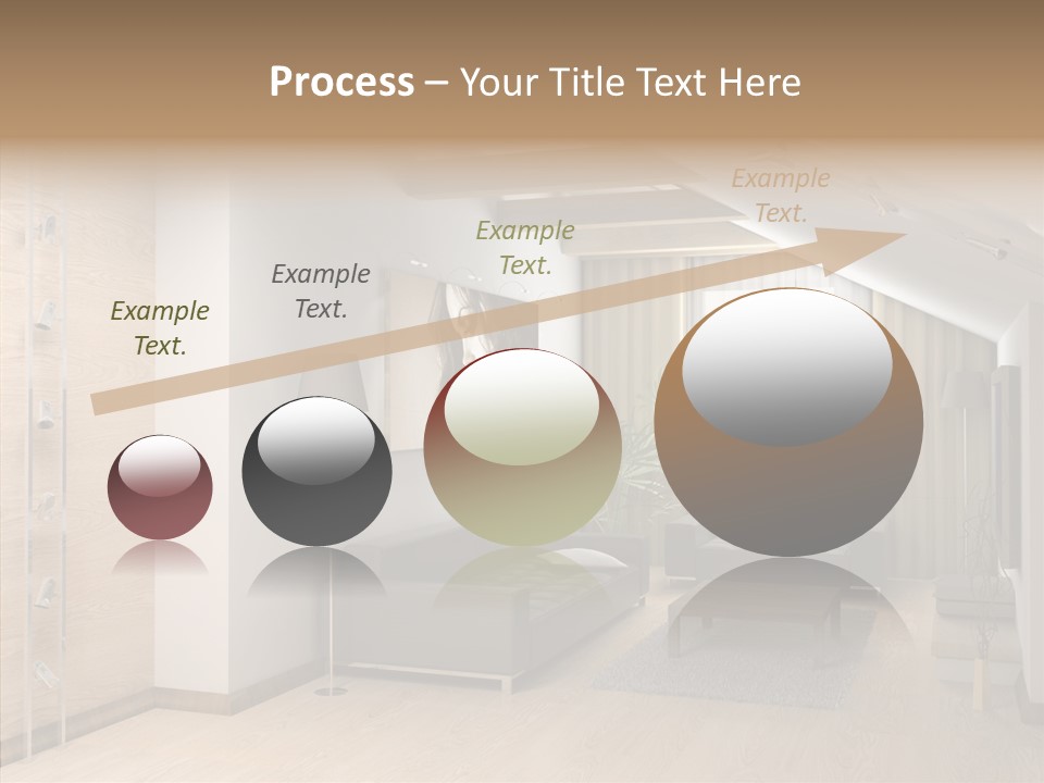 Sconce Colonnade Photo PowerPoint Template