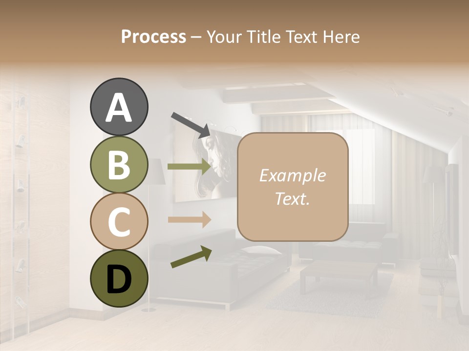 Sconce Colonnade Photo PowerPoint Template