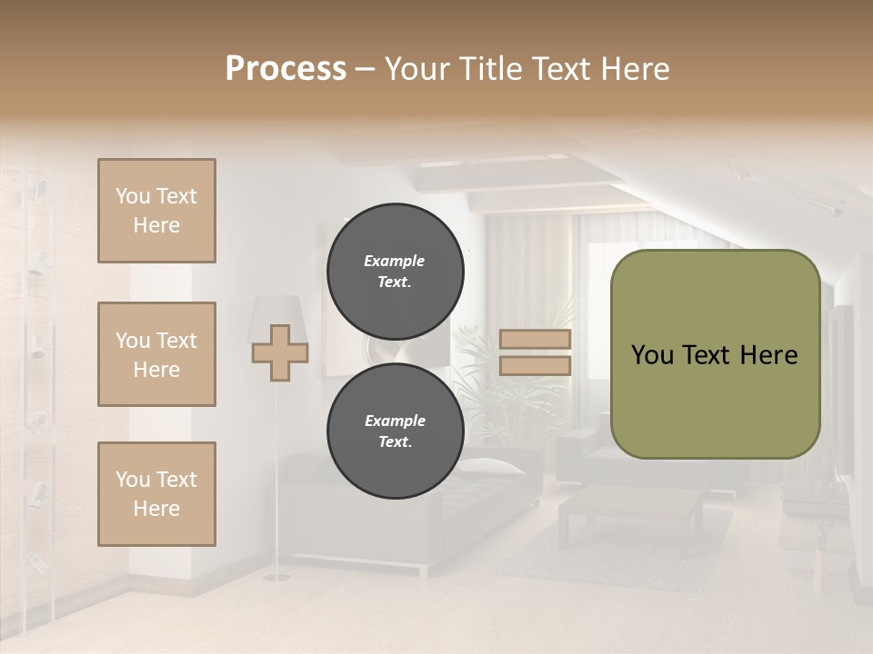 Sconce Colonnade Photo PowerPoint Template