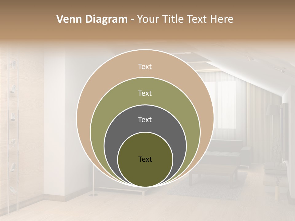 Sconce Colonnade Photo PowerPoint Template