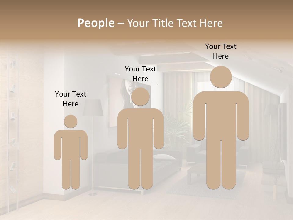 Sconce Colonnade Photo PowerPoint Template