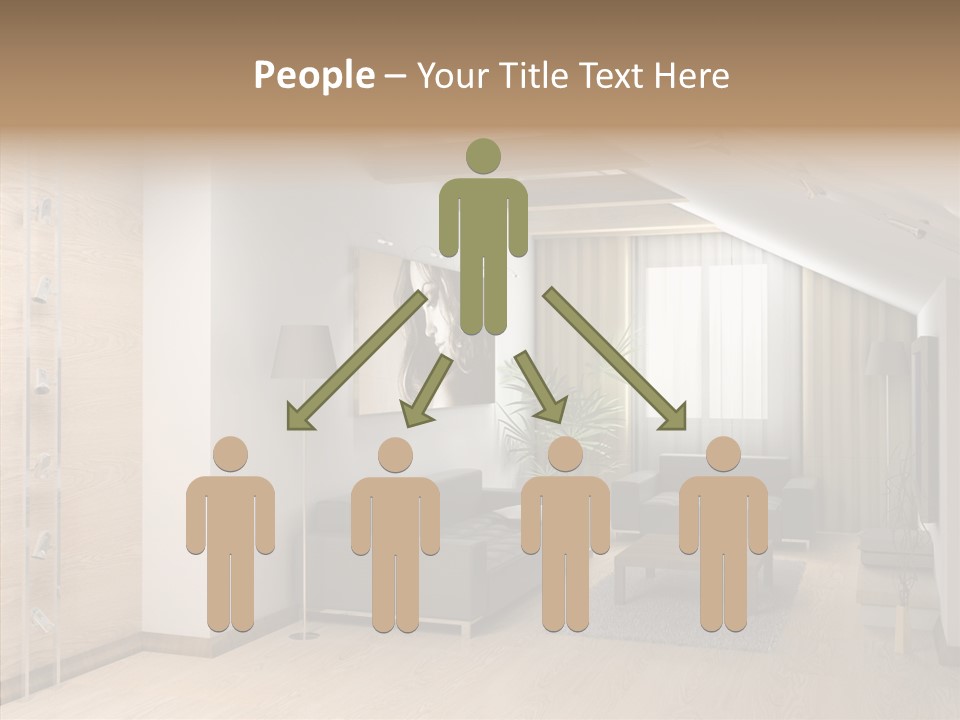 Sconce Colonnade Photo PowerPoint Template