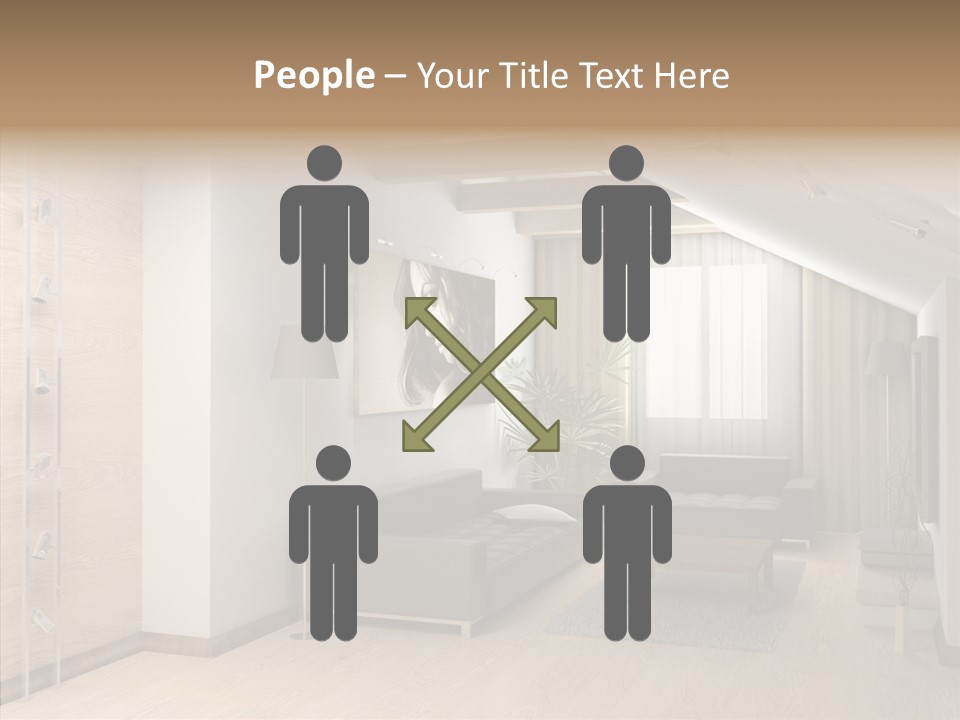 Sconce Colonnade Photo PowerPoint Template