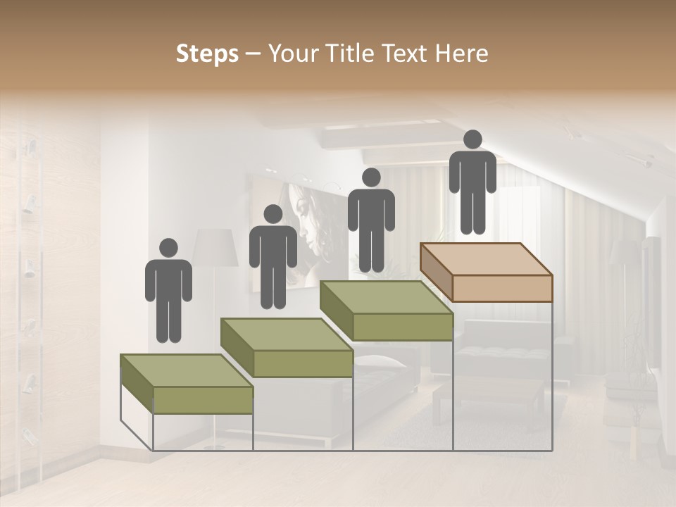 Sconce Colonnade Photo PowerPoint Template