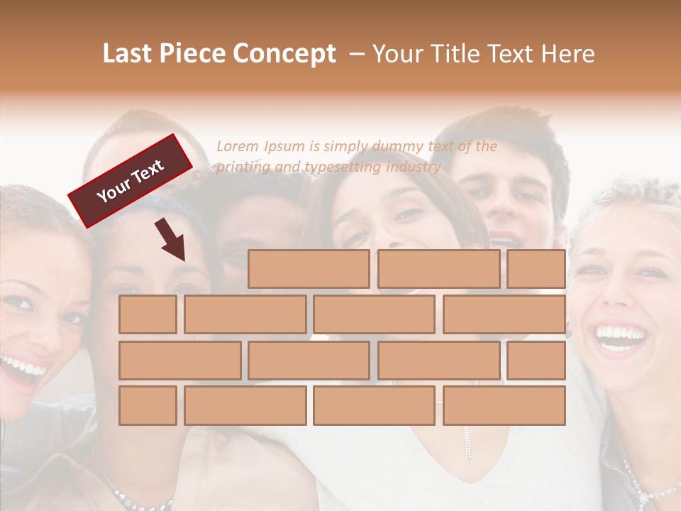 Trategy Writing Team PowerPoint Template