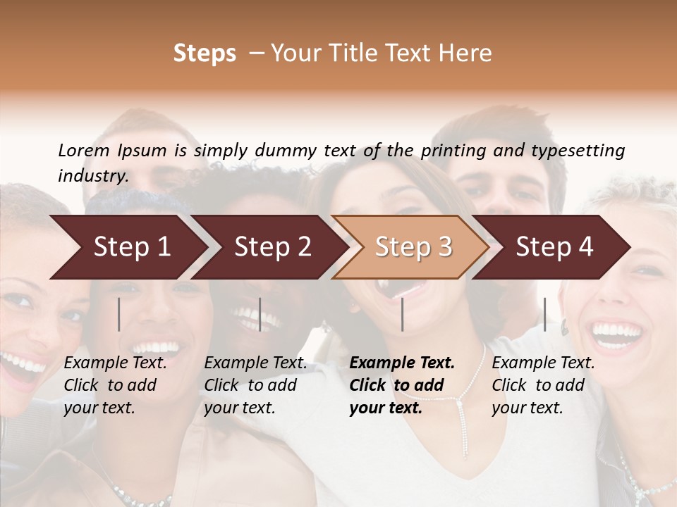 Trategy Writing Team PowerPoint Template