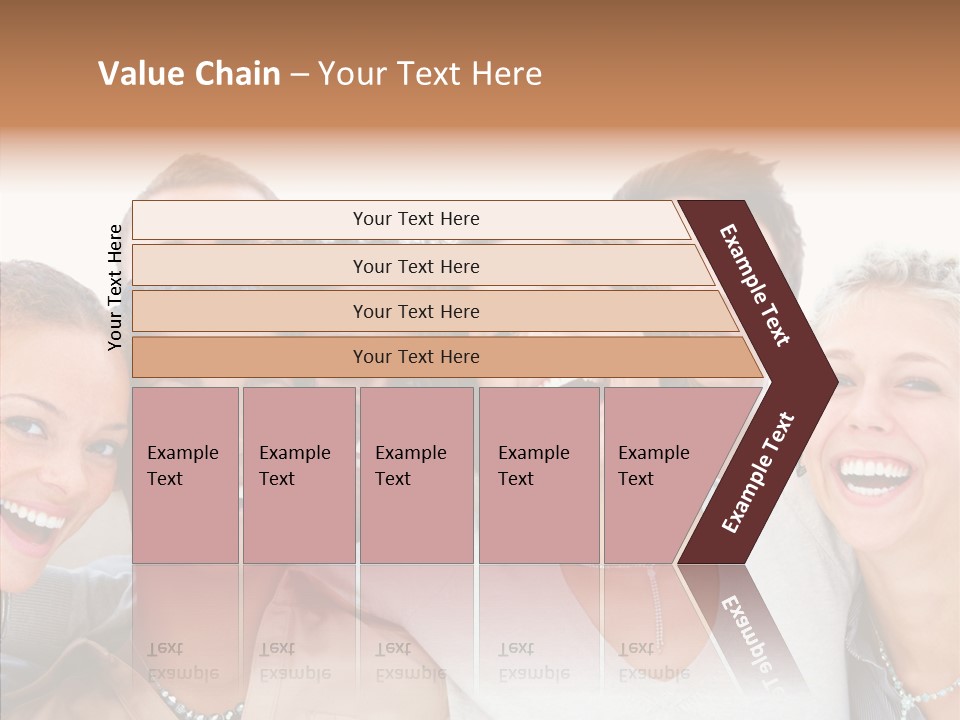 Trategy Writing Team PowerPoint Template