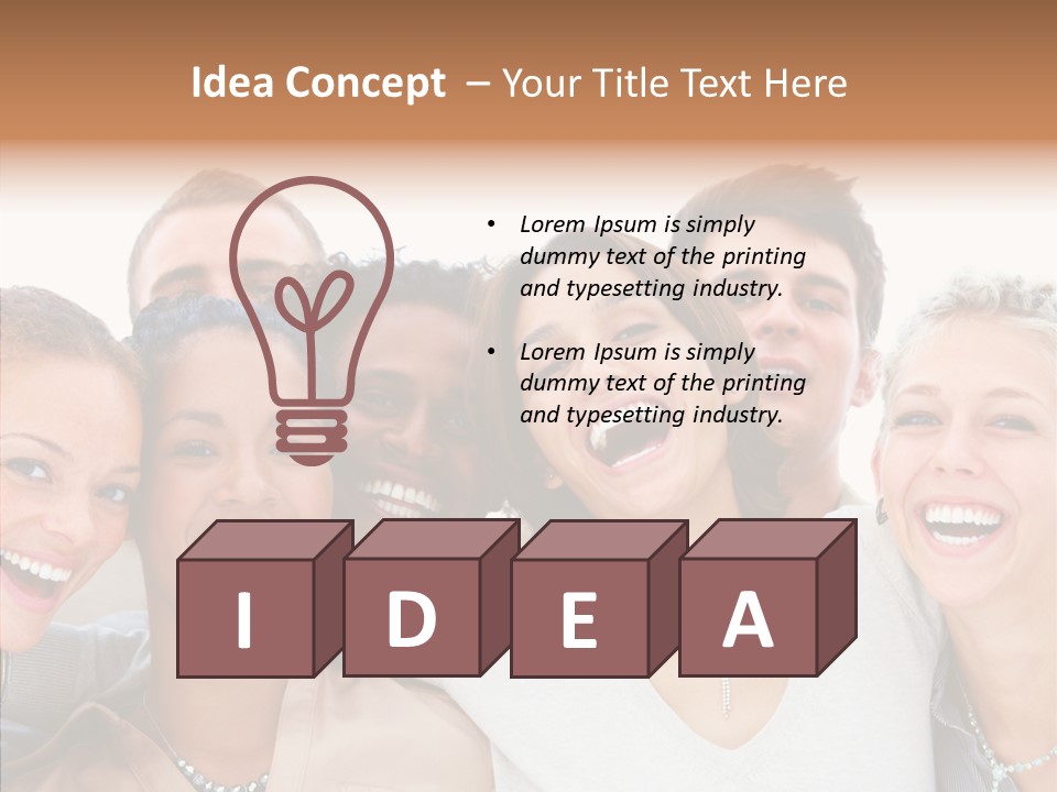 Trategy Writing Team PowerPoint Template