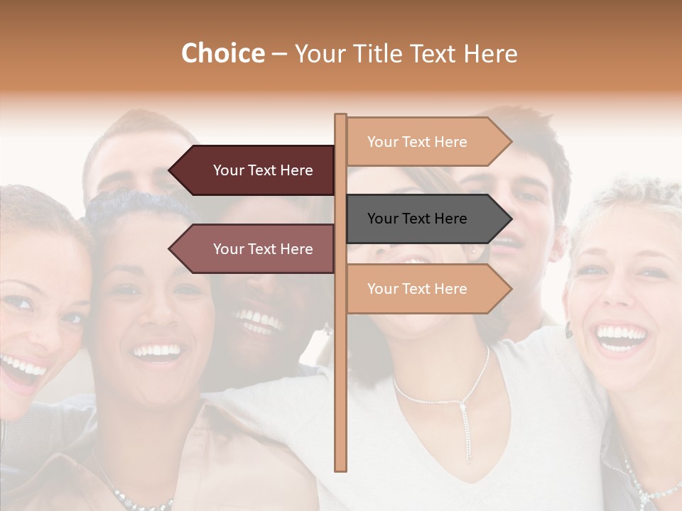 Trategy Writing Team PowerPoint Template