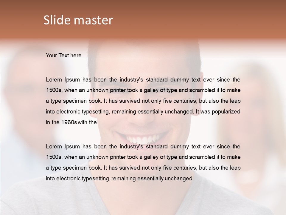 People Toon Together PowerPoint Template