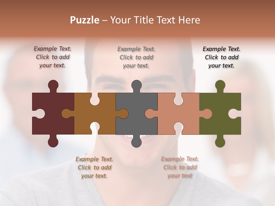 People Toon Together PowerPoint Template