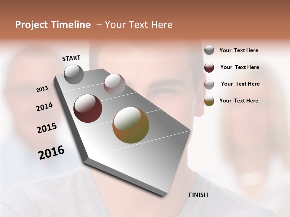 People Toon Together PowerPoint Template