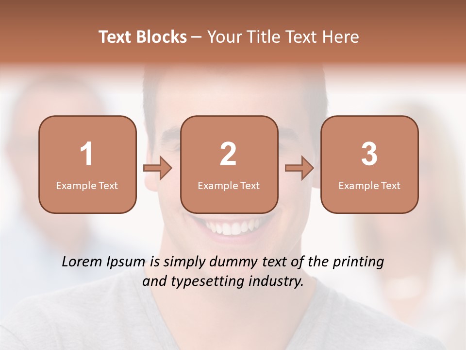 People Toon Together PowerPoint Template