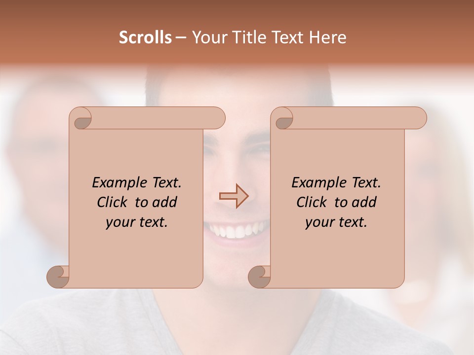 People Toon Together PowerPoint Template