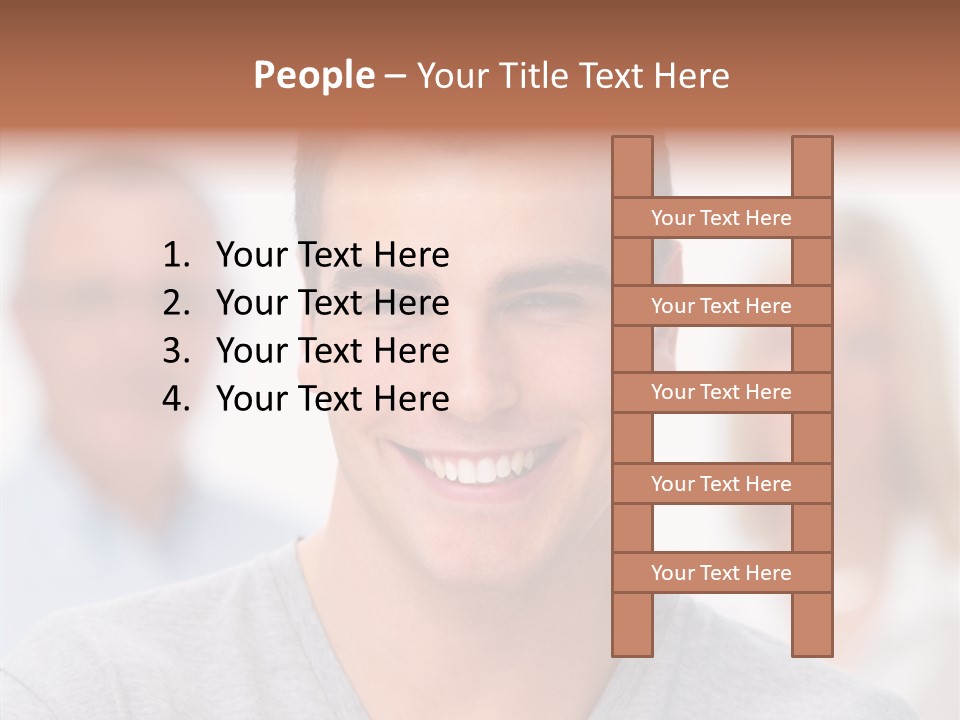 People Toon Together PowerPoint Template