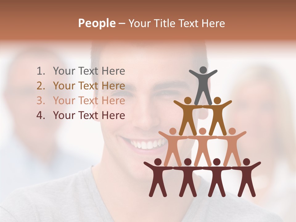 People Toon Together PowerPoint Template