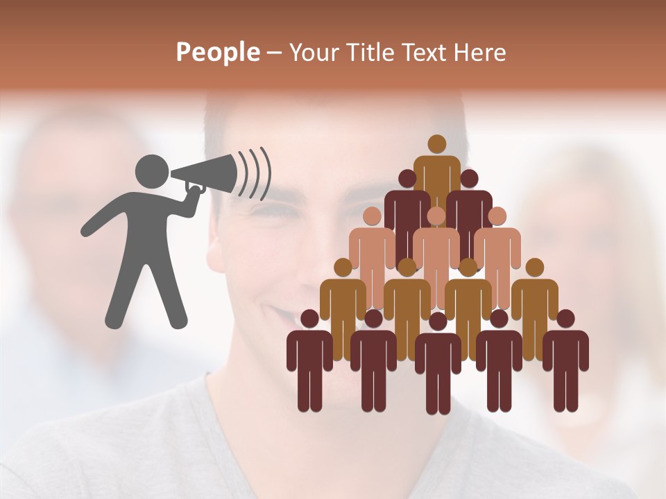People Toon Together PowerPoint Template