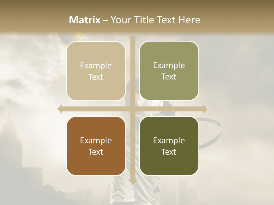 Score Sport Strong PowerPoint Template