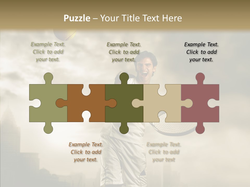 Score Sport Strong PowerPoint Template