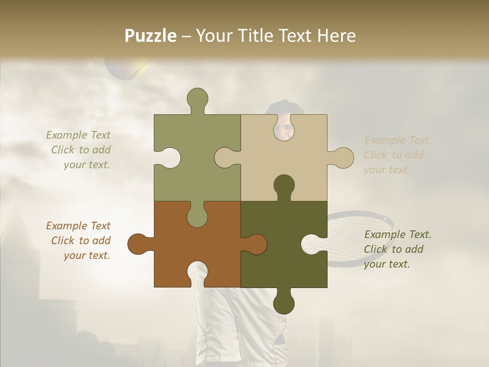 Score Sport Strong PowerPoint Template