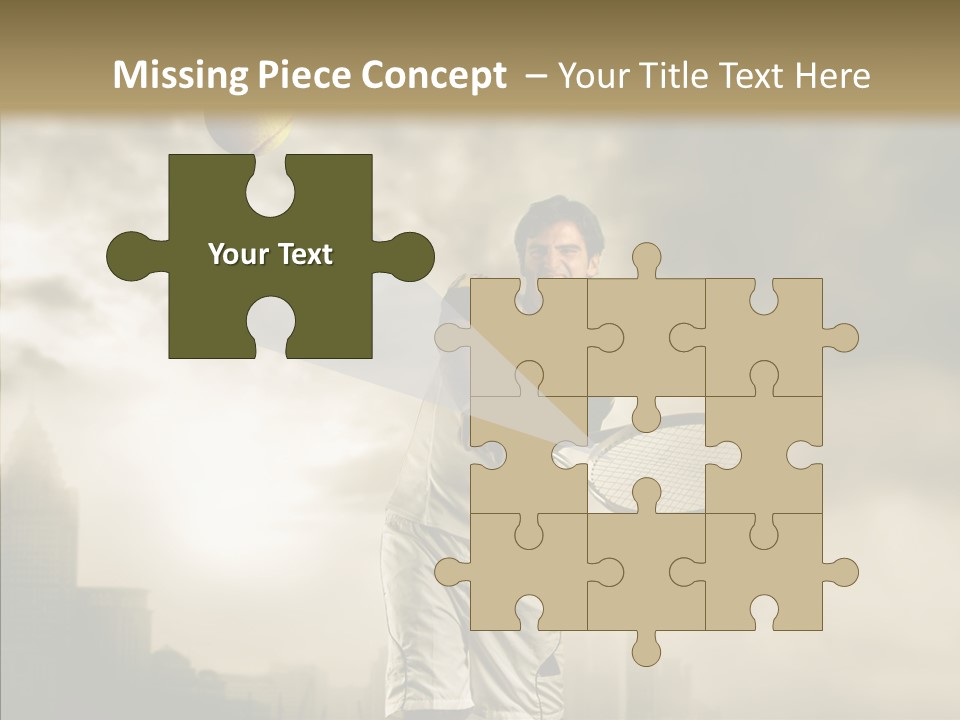 Score Sport Strong PowerPoint Template