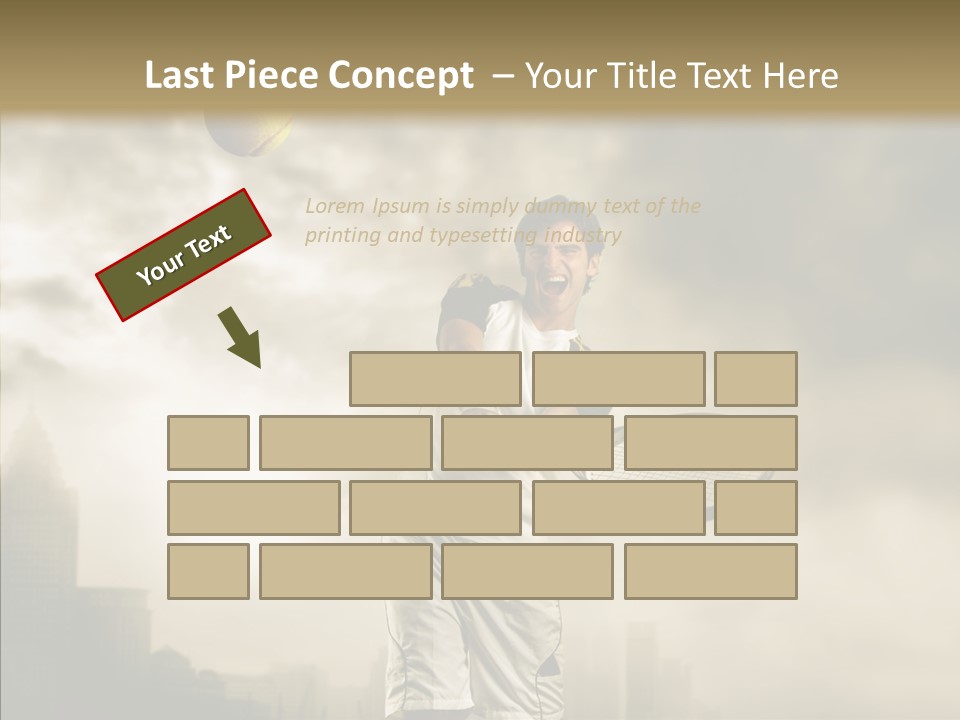 Score Sport Strong PowerPoint Template