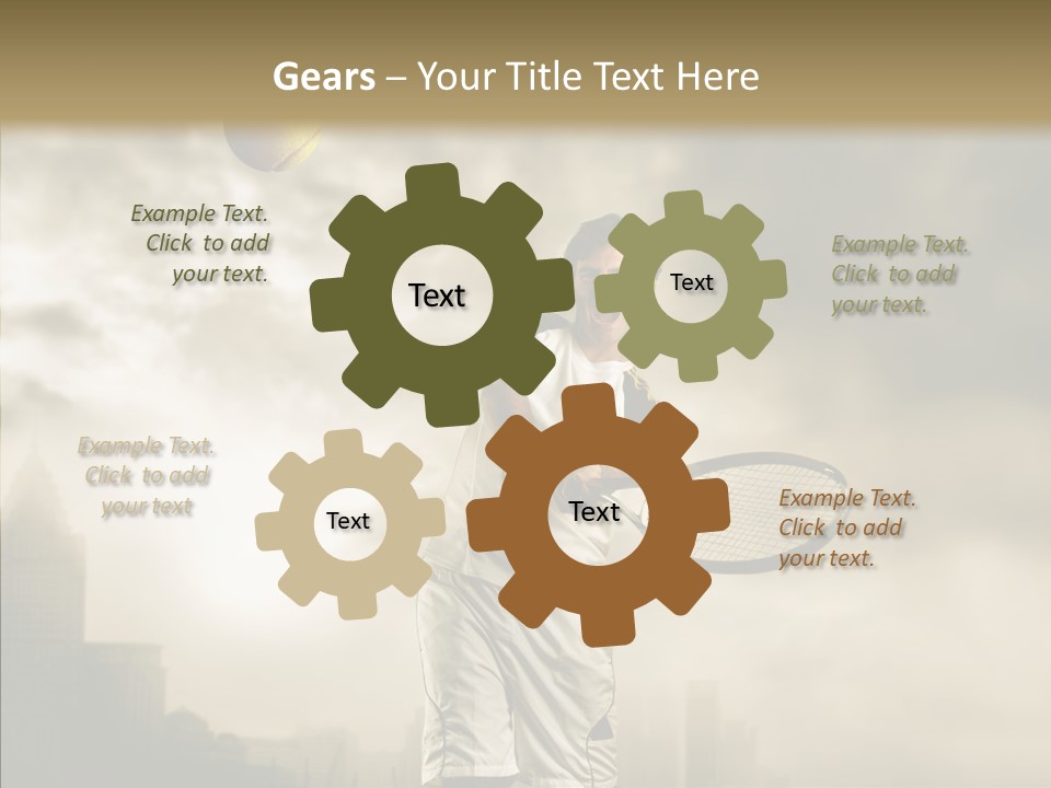 Score Sport Strong PowerPoint Template