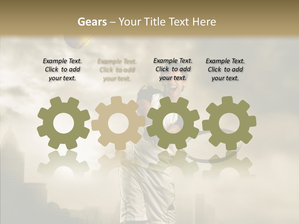Score Sport Strong PowerPoint Template