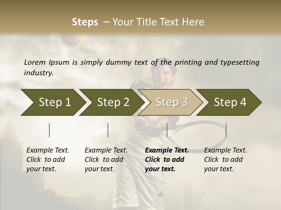 Score Sport Strong PowerPoint Template