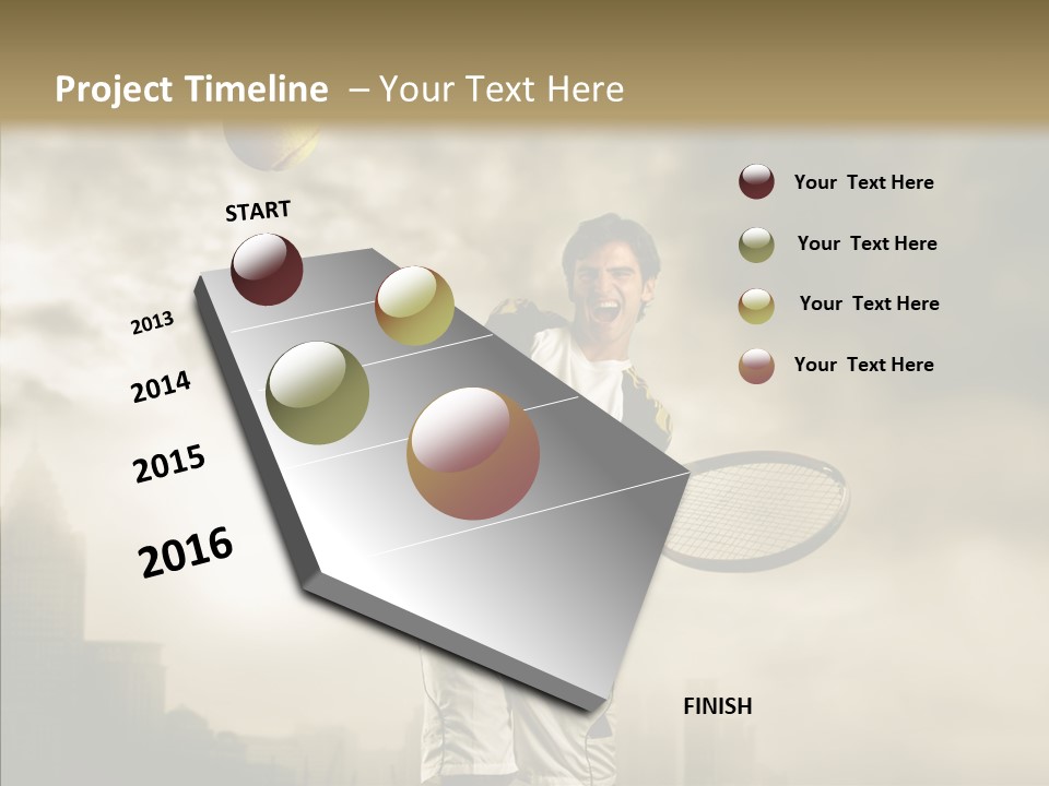 Score Sport Strong PowerPoint Template