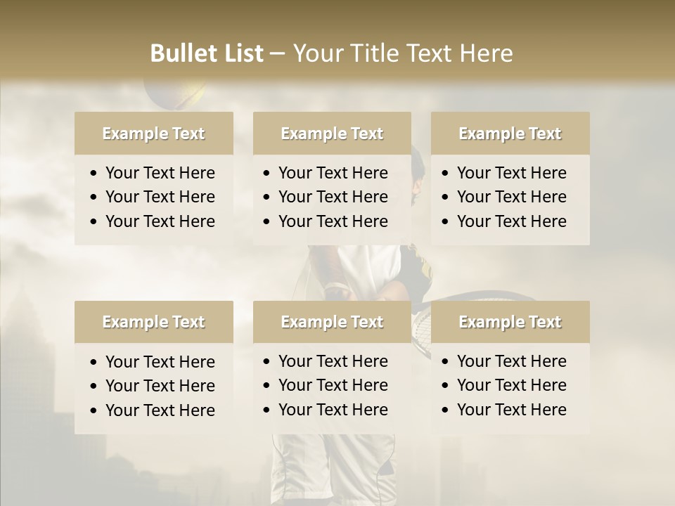 Score Sport Strong PowerPoint Template