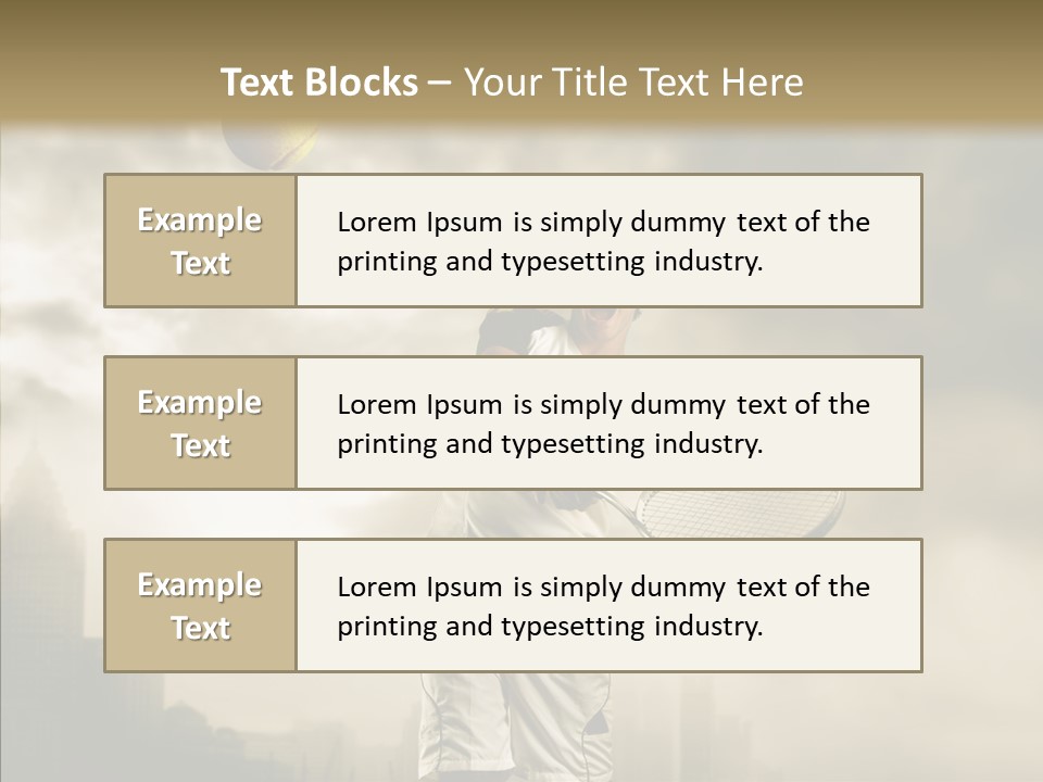 Score Sport Strong PowerPoint Template