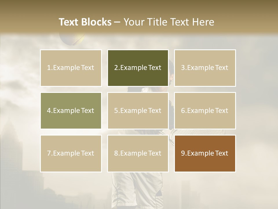 Score Sport Strong PowerPoint Template