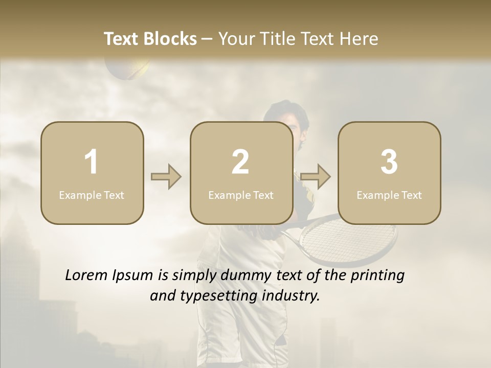 Score Sport Strong PowerPoint Template