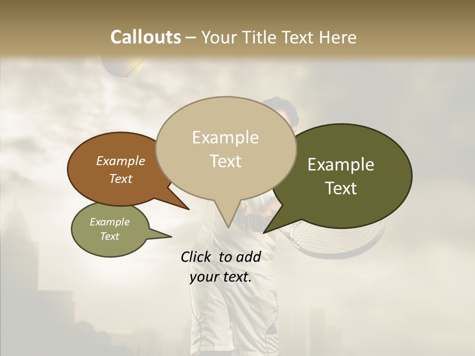 Score Sport Strong PowerPoint Template