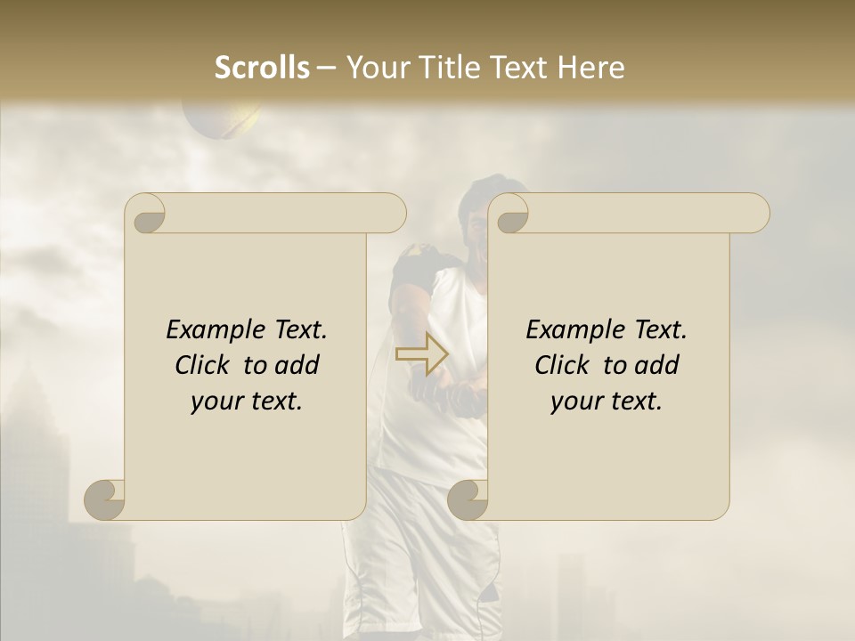Score Sport Strong PowerPoint Template