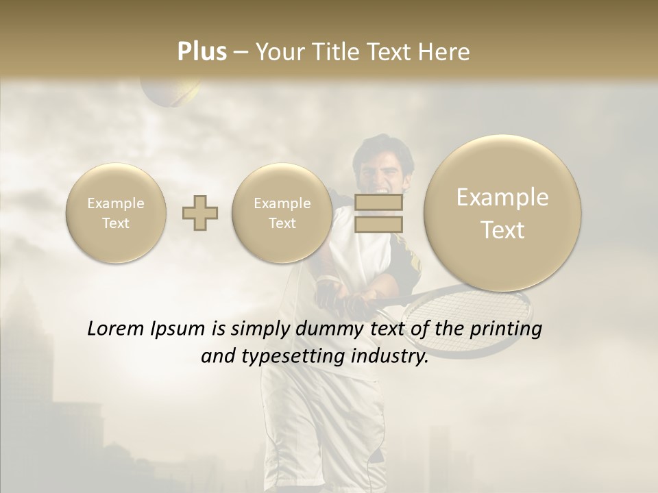 Score Sport Strong PowerPoint Template