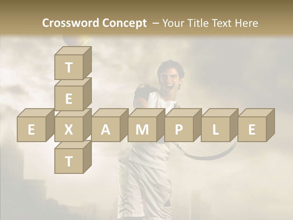 Score Sport Strong PowerPoint Template