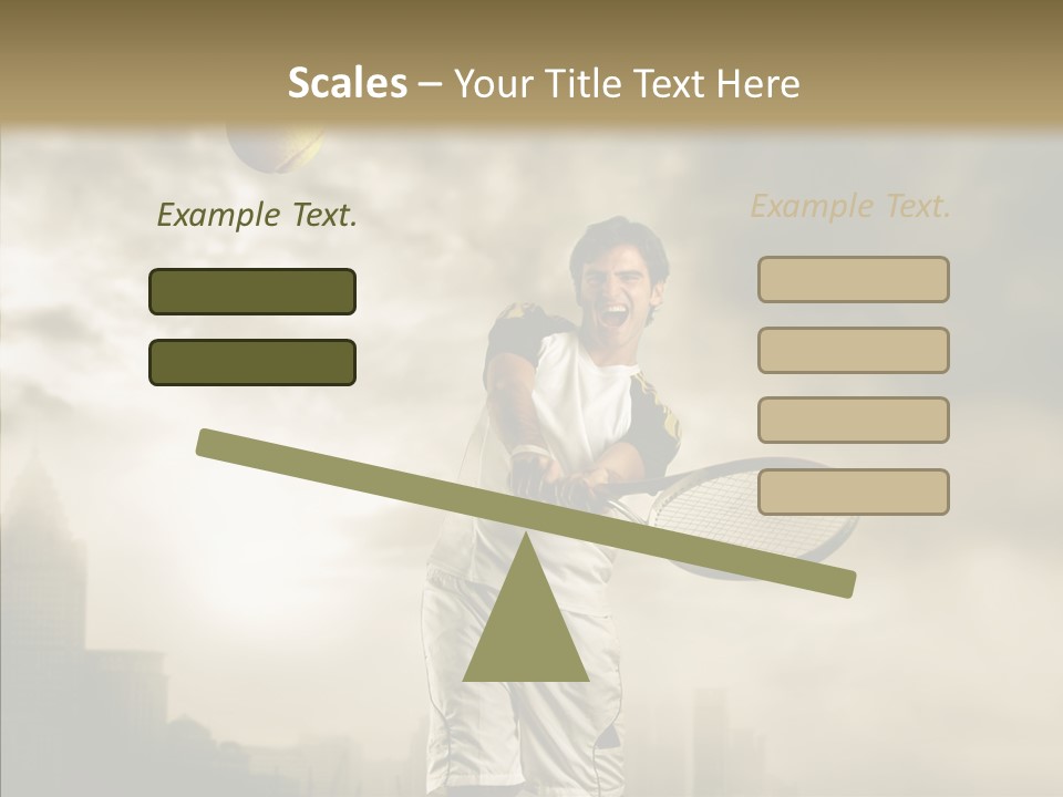 Score Sport Strong PowerPoint Template