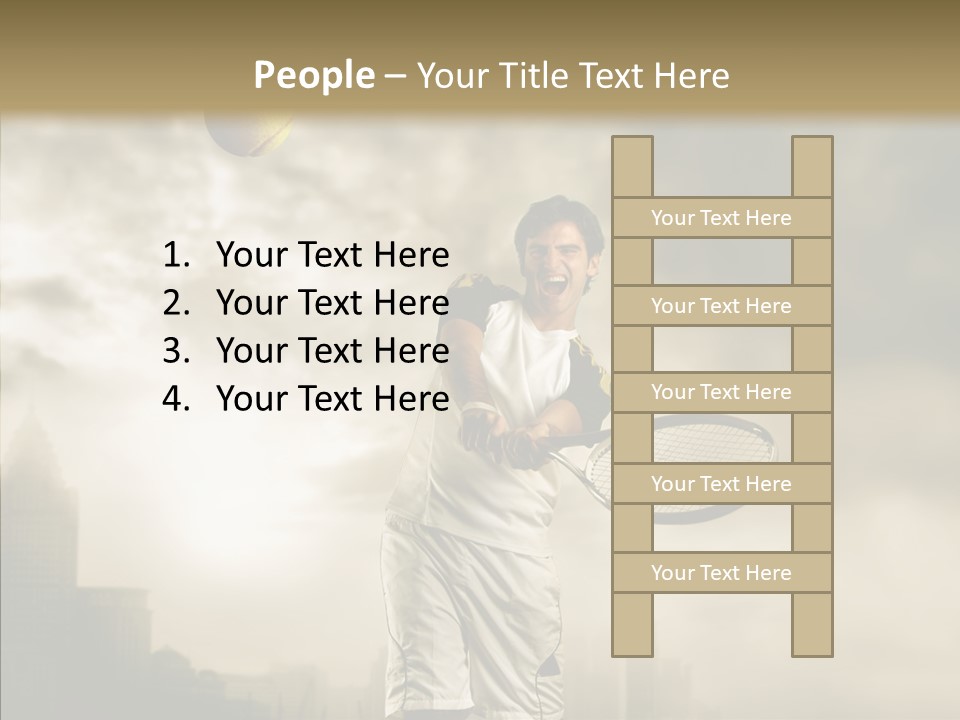 Score Sport Strong PowerPoint Template