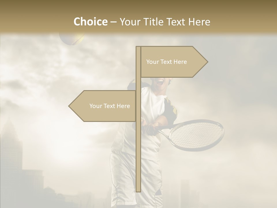 Score Sport Strong PowerPoint Template