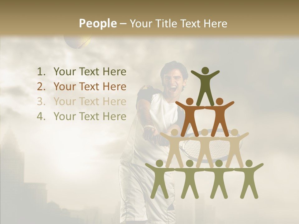 Score Sport Strong PowerPoint Template