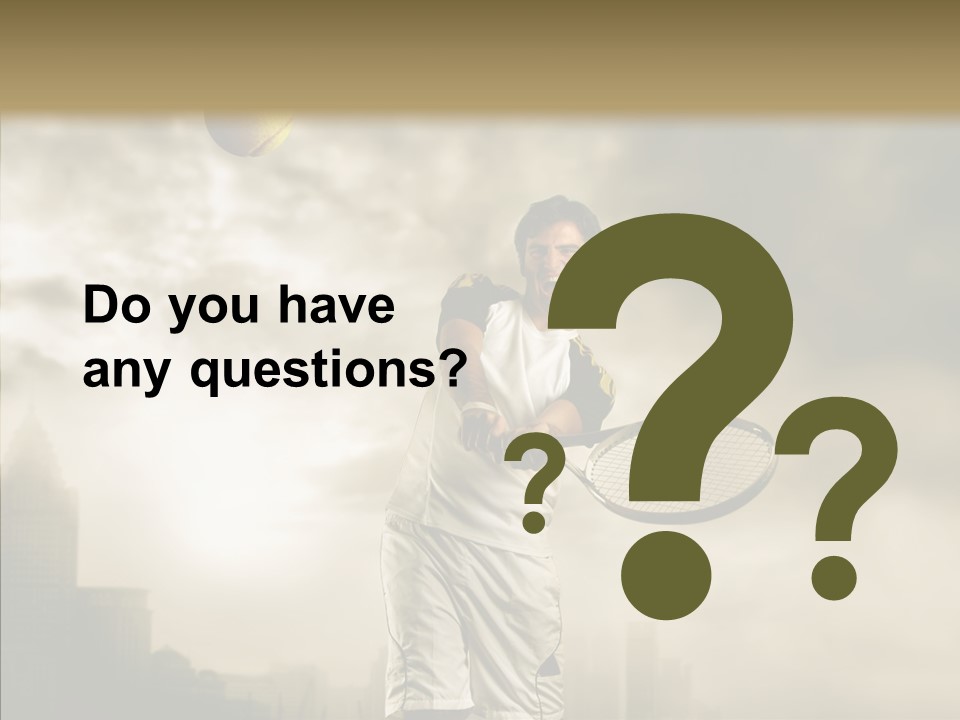 Score Sport Strong PowerPoint Template