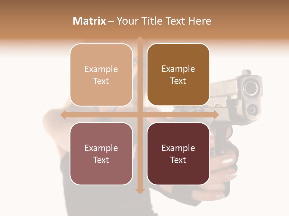 Firearm Gorgeous Calibre PowerPoint Template