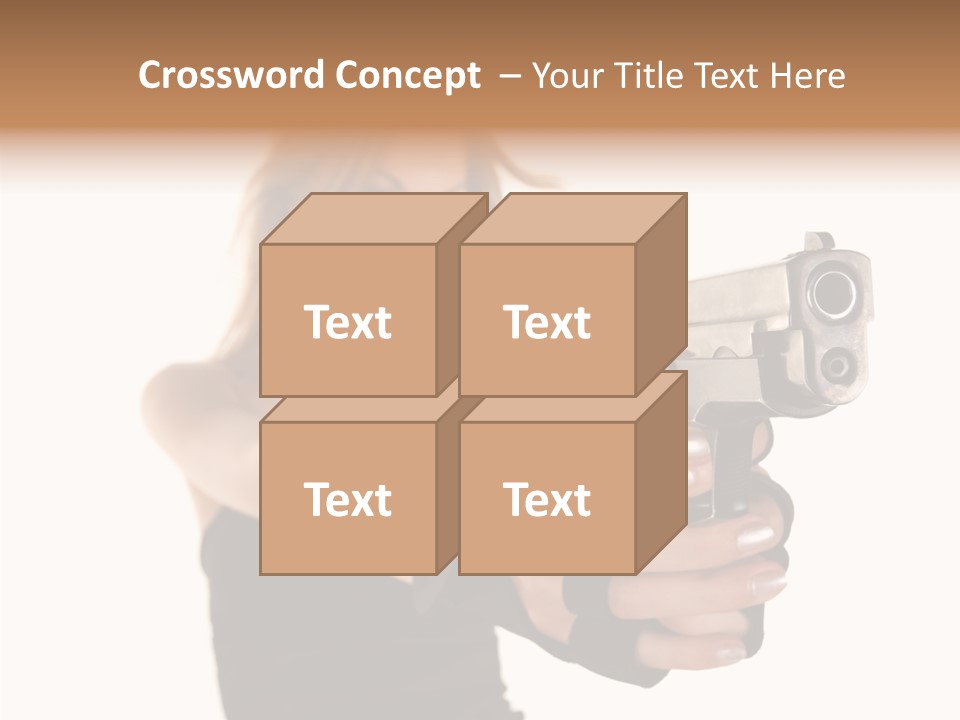 Firearm Gorgeous Calibre PowerPoint Template