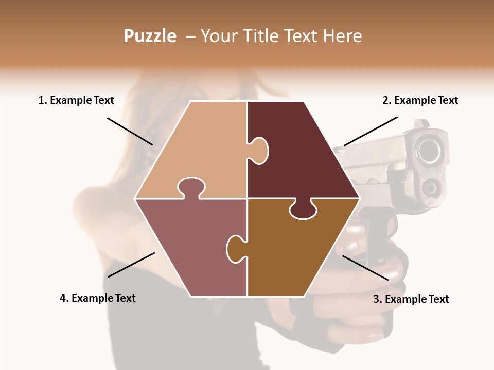 Firearm Gorgeous Calibre PowerPoint Template
