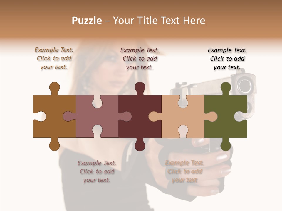 Firearm Gorgeous Calibre PowerPoint Template