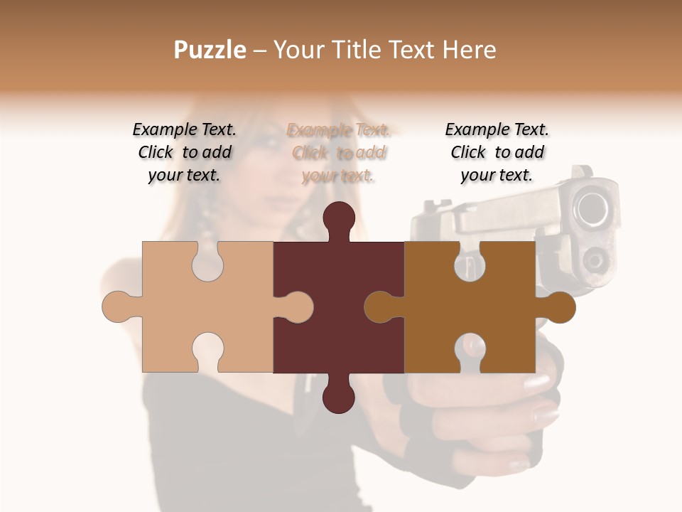 Firearm Gorgeous Calibre PowerPoint Template